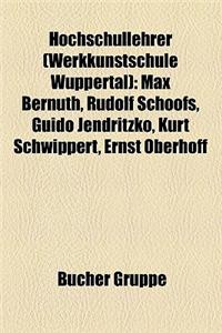 Hochschullehrer (Werkkunstschule Wuppertal)