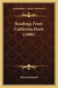 Readings from California Poets (1900)