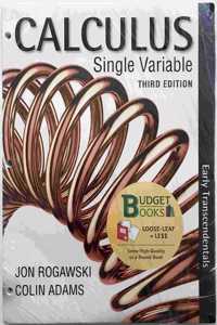 Loose-Leaf Version for Calculus Early Transcendentals Single Variable 3e & Life of Edition Webassign with E-Book