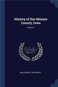 History of Des Moines County, Iowa; Volume 1
