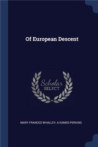 Of European Descent