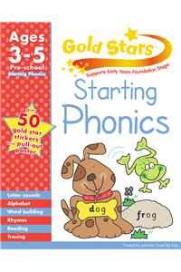 Gold Stars Starting Phonics Preschool Workbook