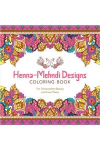 Henna-Mehndi Designs Coloring Book