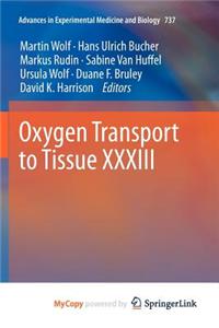 Oxygen Transport to Tissue XXXIII