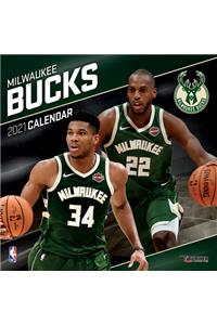 Milwaukee Bucks 2021 12x12 Team Wall Calendar