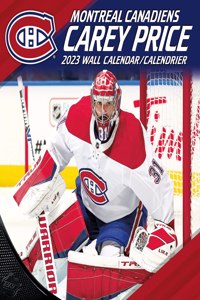 Montreal Canadiens Carey Price 2023 12x12 Player Wall Calendar
