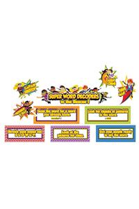 Super Power Decoding Words Mini Bulletin Board Set