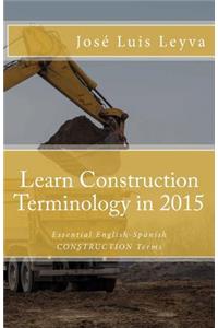 Learn Construction Terminology in 2015