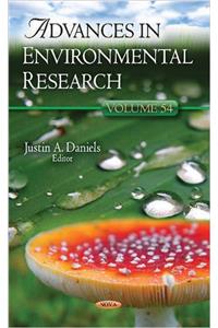 Advances in Environmental Research