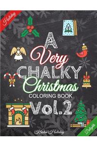 Very CHALKY Christmas Coloring Book Vol.2