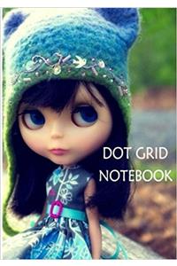 Dot Grid Notebook Doll: 110 Dot Grid Pages