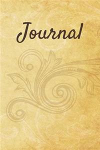 Journal: Lined Vintage Notebook