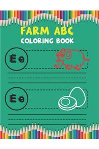 Farm Abc Coloring Book
