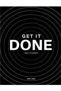 Planner July 2019- June 2020 Get It Done Monthly Weekly Daily Calendar