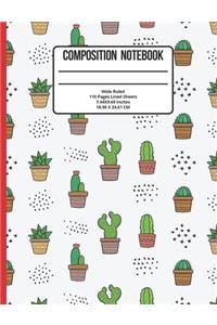 Composition Notebook Wide Ruled