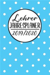 Lehrer Jahres Planer 2019 / 2020