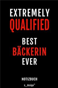 Notizbuch für Bäcker / Bäckerin