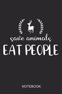 Safe Animals Eat People Notebook