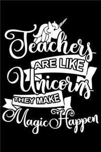 Teachers Are Like Unicorns They Make Magic Happen