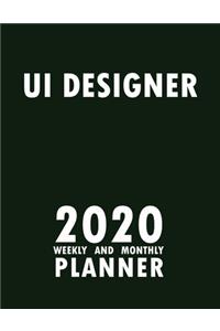 Ui Designer 2020 Weekly and Monthly Planner