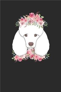 Poodle With Flowers
