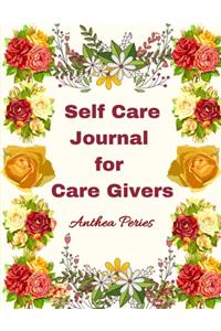 Self Care Journal for Care Givers