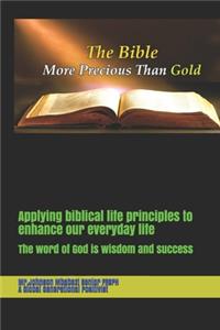 Applying biblical life principles to enhance our everyday life