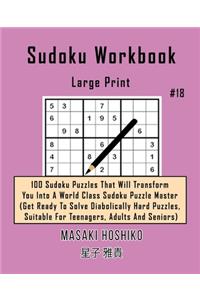 Sudoku Workbook-Large Print #18