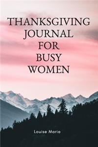 Thanksgiving Journal for Busy Women
