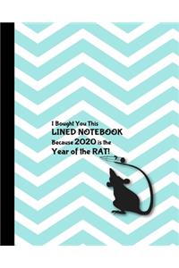 2020 Year of The Rat Notebook