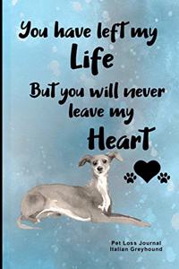 Pet Loss Journal Italian Greyhound