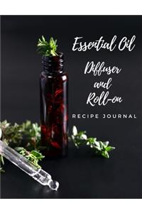 Essential Oil Diffuser and Roll On Recipe Book