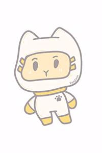 Astronaut Cat Notebook
