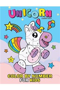 Unicorn Collection Color by Number for Kids