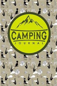 Camping Journal: Camping Journals To Write In, Camping Log Notebook, Camper Journal, Camping Diary, Cute Paris & Music Cover