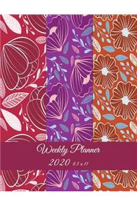 Weekly Planner 2020 8.5 x 11