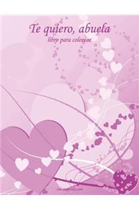 Te quiero, abuela libro para colorear 1