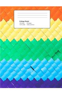 Rainbow Composition Book - Colour Is Life