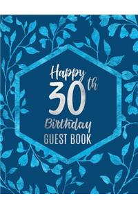 Happy 30th Birthday Guest Book