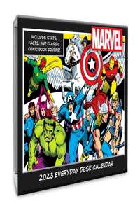 The Marvel 2023 Desk Block Calendar