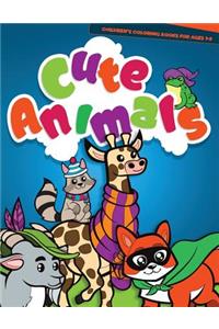 Children's coloring books for ages 1-3 - cute animals
