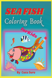 Sea Fish Coloring Book