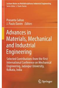 Advances in Materials, Mechanical and Industrial Engineering