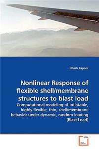 Nonlinear Response of flexible shell/membrane structures to blast load