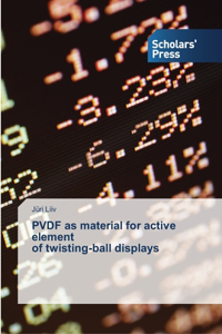 PVDF as material for active element of twisting-ball displays