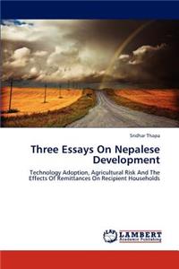 Three Essays On Nepalese Development
