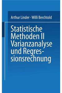 Statistische Methoden II Varianzanalyse Und Regressionsrechnung