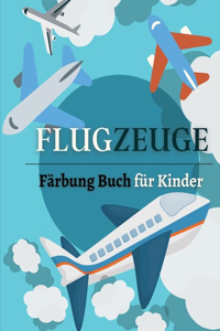 Flugzeuge Färbung Buch für Kinder