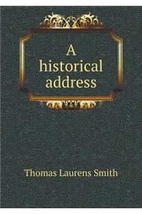 A Historical Address