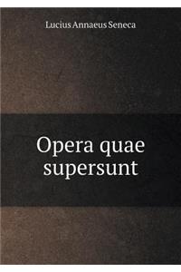 Opera quae supersunt